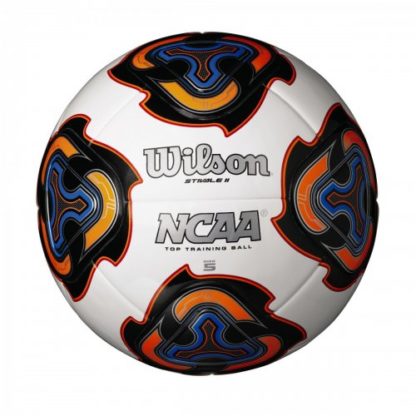 Мяч футбольный W NCAA STIVALE II SB WHITE SZ5 SS18 белый/черный/синий/оранжевый 5