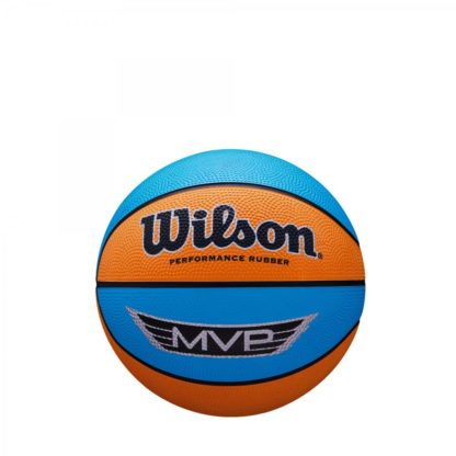 Мини-мячик баскетбольный W MVP MINI BBALL AQ/OR SS18 голубой/оранжевый 3